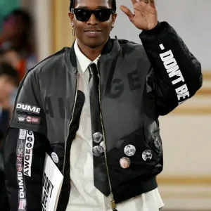 ASAP Rocky Paris Fashion Week Puffer Jacket