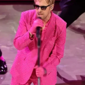 Academy Award 2024 Ryan Gosling Oscars Pink Suit
