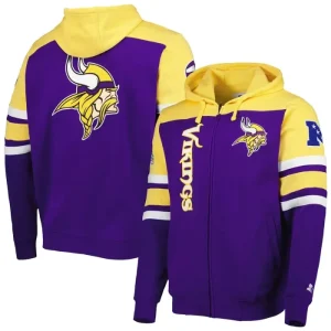 Anissa Minnesota Vikings Hooded Jacket