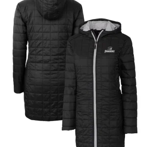 Antonia New Orleans Saints Black Long Hooded Coat