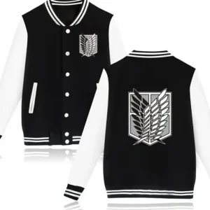 Attack on Titan Anime Varsity Letterman Jacket