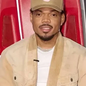 Chance The Rapper The Voice S25 Beige Jacket