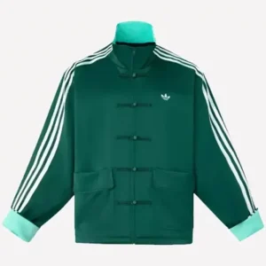 Chinese New Year Green Fleece Jacket