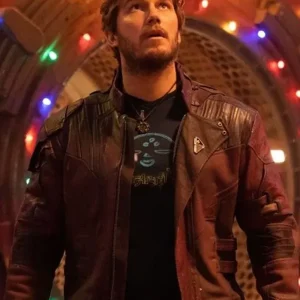 Chris Pratt Guardians Of The Galaxy Maroon Star Lord Jacket