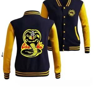 Cobra Kai Karate Kid Moletom No Mercy Varsity Jacket