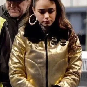 Curfew Faith Palladino Golden Jacket