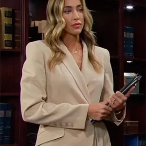 Days Of Our Lives 2024 Jessica Serfaty Brown Blazer