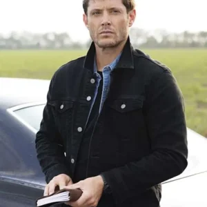 Dean Winchester Supernatural Black Wool Trucker Jacket