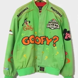Disney Daytona 500 Goofy Green Jacket