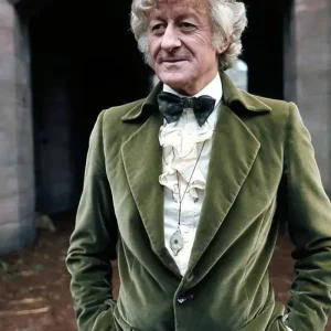 Doctor Who S11 Jon Pertwee Velvet Green Blazer