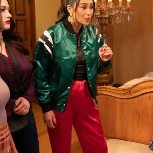 Dollface 2019 Shay Mitchell Green Jacket