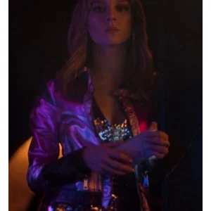 Elite Carla Rosón Caleruega Cropped Pink Satin Jacket