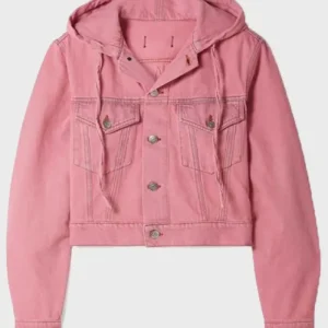 Emily In Paris Emily Cooper Pink Hooded Jacket