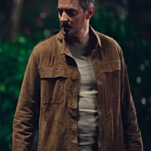 Fool Me Once Richard Armitage Brown Leather Jacket