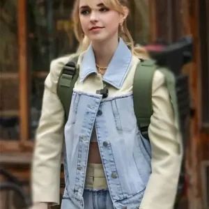 Ghostbusters Frozen Empire 2024 Mckenna Grace Leather Jacket