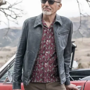 Goliath Billy Bob Thornton Black Leather Jacket