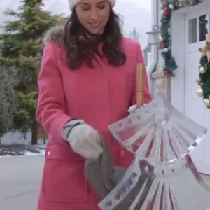 Haul Out The Holly Lacey Chabert Pink Coat