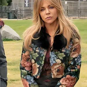 High Potential S01 Kaitlin Olson Jacquard Coat