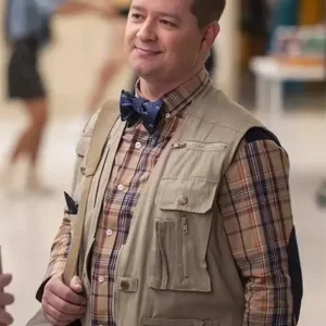 High School Musical S04 Jason Earles Beige Vest
