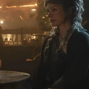 In the Lost Lands Milla Jovovich Black Hooded Cape Coat