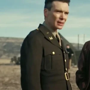 J Robert Oppenheimer Green Uniform Jacket