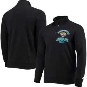 Jacksonville Jaguars Anderson Black Quarter-Zip Jacket