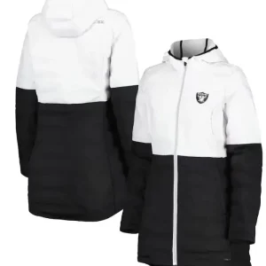 Jordan Las Vegas Raiders Quilted Coat With Hood