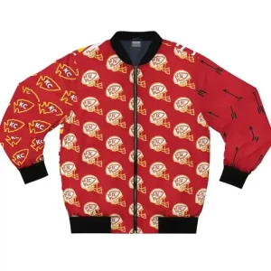 Kansas City Chiefs Gunner Red Bomber Jacket