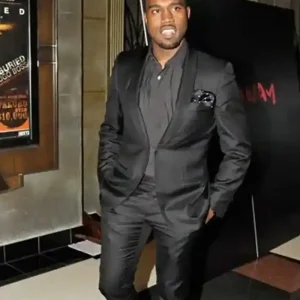 Kanye West Premier Black Suit