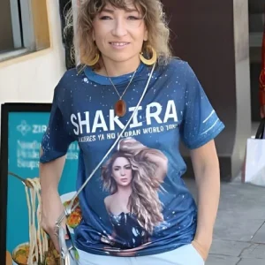LA 2025 Naomi Grossman Blue Shakira T-Shirt