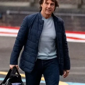 Mission Impossible 8 Ethan Hunt Blue Puffer Jacket