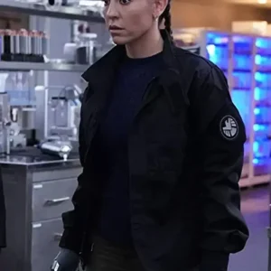Natalia Cordova Buckley Agents of Shield Slingshot Black Jacket