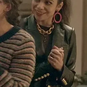 Nikki Ramos She-Hulk S01 E09 Black Leather Blazer