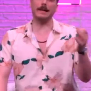 Pop the Balloon Live S01 Griffin Floral Print Shirt