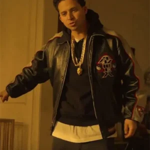 Power Book II Ghost S04 Teenage Lorenzo Leather Black Jacket