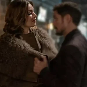 Power Book IV Claudia Flynn Shearling Coat