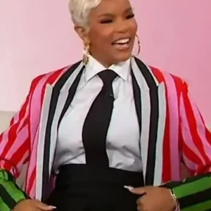 Sherri LeToya Luckett Striped Coat