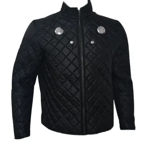 Smallville Cosmic Boy Black Quilted Jacket