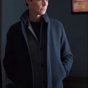 Spoiler Alert Michael Ausiello Trench Blue Coat