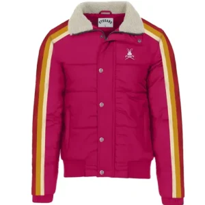 Stegaro Pink Puffer Jacket