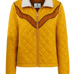 Stegaro Yellow Quilted Jacket