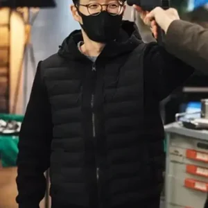 The Childe 2023 Park Hoon-jung Black Puffer Jacket