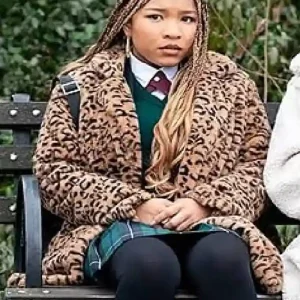 The Equalizer S05 Laya DeLeon Hayes Leopard Coat