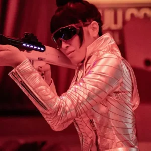 The Flash Dr. Light S06 Silver Leather Jacket