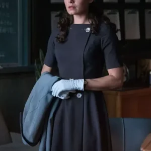 The Man In The High Castle Alexa Davalos Black Long Coat