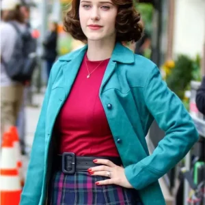 The Marvelous Mrs Maisel Miriam Maisel Blue Cotton Jacket