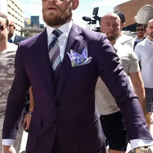 The Notorious Conor Mc Gregor Classic Purple Suit