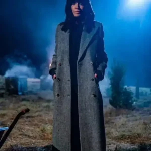 The Traitors UK Claudia Winkleman Grey Coat