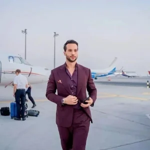 Tristan Tate Talisman Purple Suit