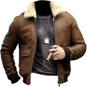 USSAF Casual Air Force Flight Pilot Cockpit G1 Leather Jacket